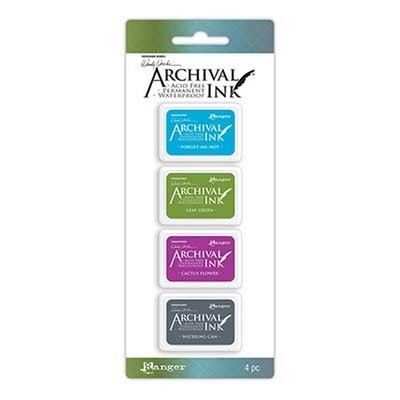 Набор архивных чернил Ranger - Wendy Vecchi - Mini Archival Ink Pads - Kit 2