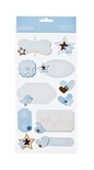 Наклейки от American Crafts - Pebbles Stickers - New Addition Boy - Dimensional Phrases & Icons