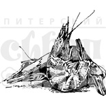 Акриловый штамп "Королевский креветки"