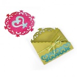 Ножи для вырубки Thinlits Die - Sizzix - 4PK - Pocket & Insert, Doily, 658849