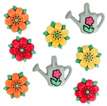 Набор декоративных пуговиц Dress It Up - Sun Sprinkles
