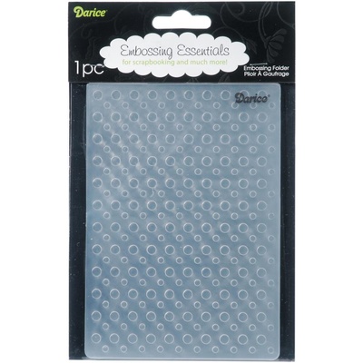 Папка для тиснения и эмбоссинга Darice - Polka Dot Background 4.25"X5.75"