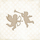 Чипборд Blue Fern Studios - Valentine Cupids