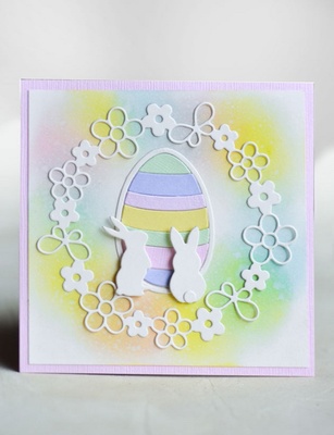 Нож для вырубки от Poppystamps - Striped Egg