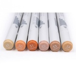 Набор алкогольных маркеров от First Edition - Twin Markers - Browns, коричневые, 6 шт.