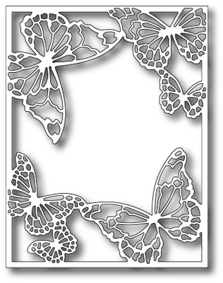 Ножи от Memory Box - Drifting Butterfly Frame craft die