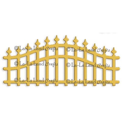 Лезвие La-La Land Crafts - Wrought Iron Fence