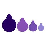 Лезвия от Sizzix - Framelits Die Set 4PK - Ornaments, Round, 4 шт.