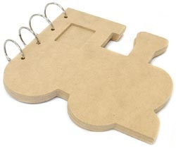 Заготовка для альбома MDF Train Album от Kaisercraft, размер: 19 х18 см, 4 шт.