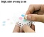 Клеевые капли Tombow Adhesive Dots, цветные, на отдельных листиках, 9,5 мм, 100 штук