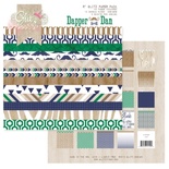 Набор бумаги от Glitz Design - Dapper Dan Paper Pad, 15х15 см