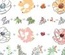 Штампы + Ножи для вырубки от Altenew - Build-A-Flower: Build-A-Flower: Anemone Coronaria, 24 штампа + 8 ножей