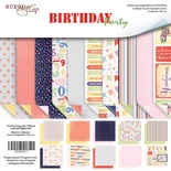 Набор двусторонней бумаги от Scrapmir - Birthday Party, 30х30см, 10шт