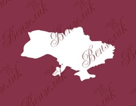 Чипборд от Вензелик - Украина 02, размер:  26x45  мм