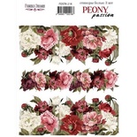 Набор наклеек (стикеров) 3 шт Peony passion 218, ТМ Фабрика Декора