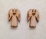 Деревянная фигурка WOOD-020 - Ангел с сердечком, 1 штука