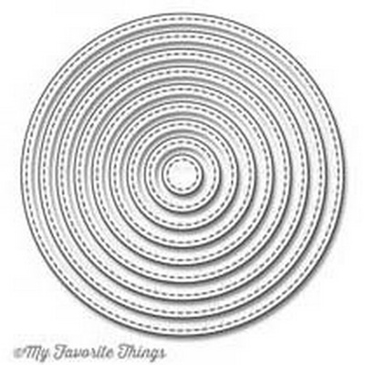 Лезвие My Favorite Things - Die-namics Stitched Circle STAX