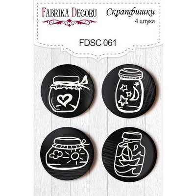 Набор скрапфишек Фабрика Декору из 4 шт FDSC061