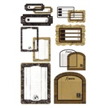 Набор карточек для журналинга с веллумом от BasicGrey -  Basic Kraft - Journaling Transparencies - Take Note