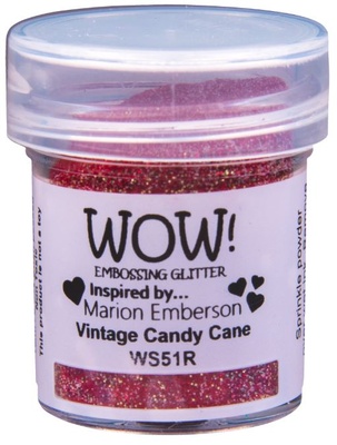 Пудра для эмбоссинга от Wow - Vintage Candy Cane, 15 мл