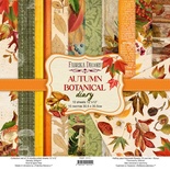 Набор скрапбумаги Autumn botanical diary 30,5x30,5 см 10 листов, ТМ Фабрика Декора.