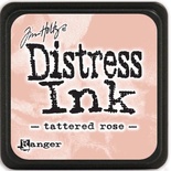 Штемпельная подушка Ranger - Distress Mini Ink Pad - Tattered Rose