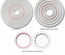 Круг - заготовка для шейкера My Favorite Things - Circle Shaker Pouches, 5 см, 1 штука (SUPPLY-4000)