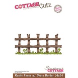 Лезвие CottageCutz Rustic Fence w/ Grass Border, 10х15 см