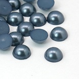 Полужемчужинки DarkTurquoise, 4x2мм, цвет темно-бирюзовый, 50 шт.