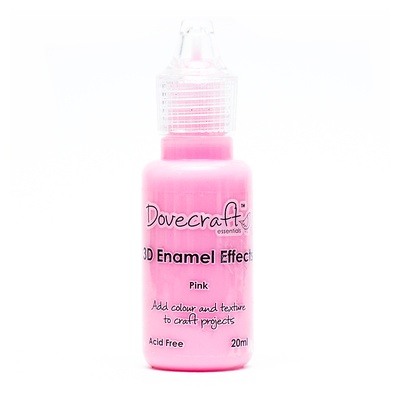 Жидкие эмалевые капли от Dovecraft - Pink, 20 мл