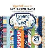 Набор бумаги от Echo Park - Under the Sea, 15х15 см, 24 листа