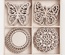 Дерев'яні елементи dpCraft - Decors And Butterflies, 20 шт