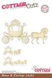 Лезвие CottageCutz - Horse & Carriage, 10х15 см