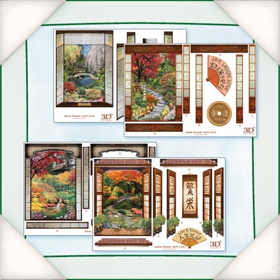 Заготовки для Flower Soft - Вид из окна - Восток, 8 шт.