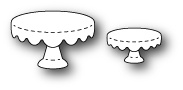 Нож для вырубки от Poppystamps - Stitched Cake Plates  