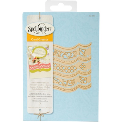 Ножи для вырубки от Spellbinders  -  Borderabilities - A2 Bracket Borders One, 7 шт.