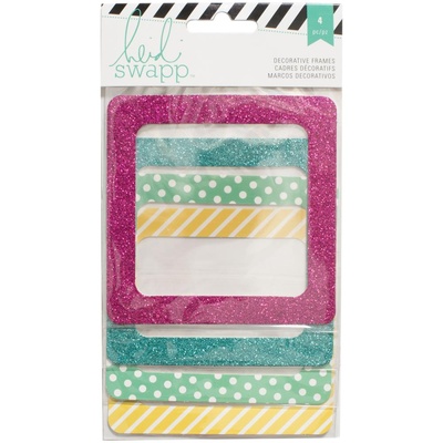 Набор рамочек от Heidi Swapp - Cardstock Frames 4"X4"- Bright, 4 шт.