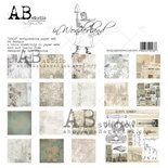 Набор бумаги от ABstudio - "In Wonderland" - Paper set 8x 30х30см + bonus