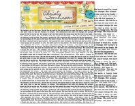 Листы-фильтры от Pink Paislee - She Art - Printed Coffee Filter Sheets - Text - Текст на бумаге тишью, 6 шт.
