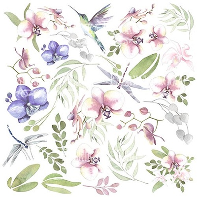Лист для вырезания Wild orchid, ТМ Фабрика Декору