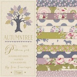 Набор скрапбумаги Tilda - Autumn Tree, 12 листов, 15х15см