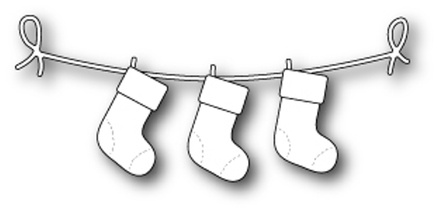 Ножи от Poppystamps -Stocking Garland