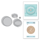 Ножи для вырубки от Spellbinders - Shapeabilities Brillante Rondelle Etched Dies Vintage Treasures by Becca Feeken
