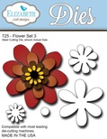 Нож  от   Elizabeth  Craft  Designs  -  NEW  FLOWER  SET,  5  элементов.