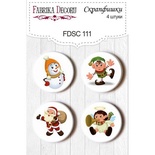 Набор скрапфишек Фабрика Декору из 4 шт FDSC 111