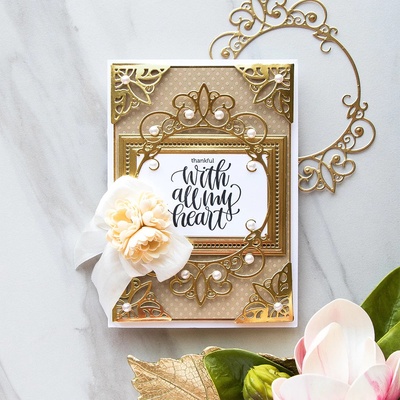 Нож для вырубки от Spellbinders - Cinch and Go Flowers III