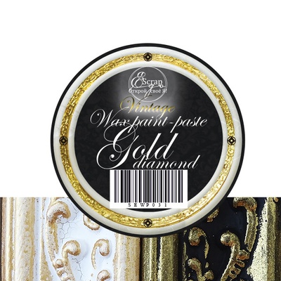 Краска с эффектом патины - Gold diamond, 30 ml