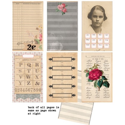 Набор карточек для журналинга 7 Gypsies - Trousseau Journal Pages