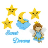 Набор декоративных пуговиц Dress It Up - Sweet dreams