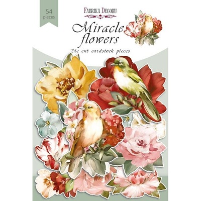 Набір висічок, колекція Miracle flowers, 54 шт